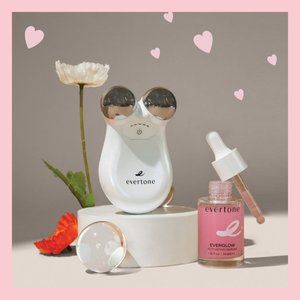 Evertone Microcurrent Facial Toning Device + Everglow Serum
